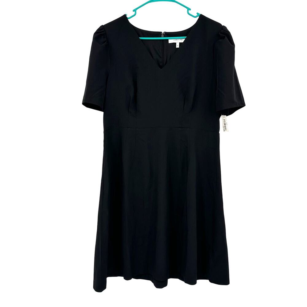 Lark & Ro Size 14 Short Sleeve Dress Black New with Tags NWT Minidress A Line